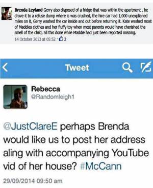 one of Brenda's post (top 2013) and one of anonymous "pro"s Rebecca (down 2014)